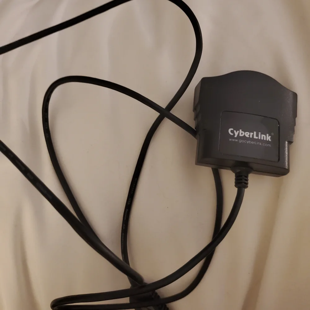 Black Computer Cable Adapter - Picture 2 of 5